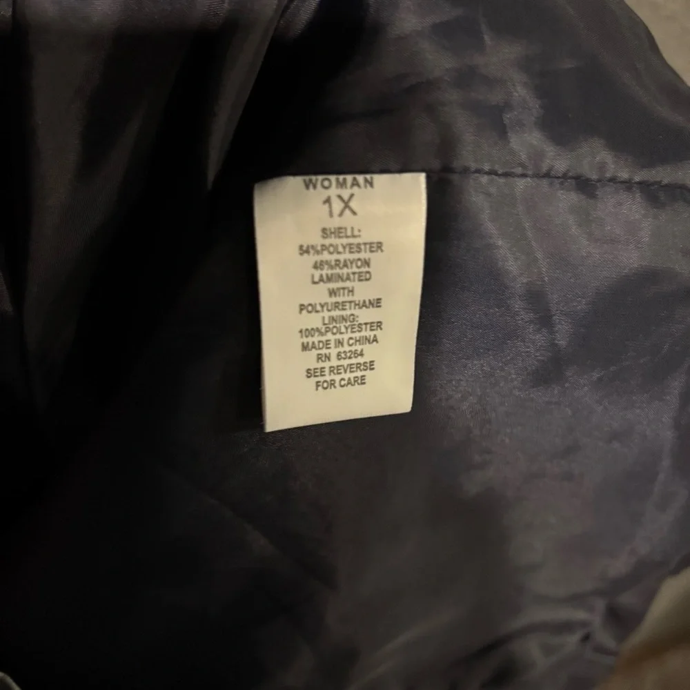 Women’s Roz & Ali Faux Leather Jacket - Picture 5 of 6